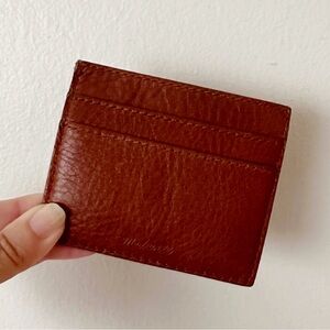 Madewell The Leather Card Case